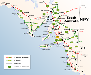 Übersichtskarte Southern Ports Highway