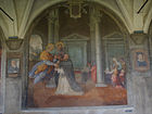 SMN Chiostro Grande o08 Santi di Tito, Gli apostoli Pietro e Paolo appaiono a San Domenico.JPG