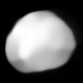 Фото Интерамнии, полученное спектрографом SPHERE[en] телескопа VLT