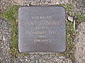 der Stolperstein für Selma Bernhard