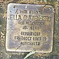 Stolperstein für Ella Guttenberg