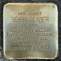 Stolperstein Köln für Georg Glaser (Utrechter Straße 9)