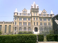 The castle-like appearance of the former Tennessee State Prison TSP Main Entrance.jpg