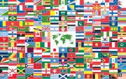 The 2006 version of The World Flag proposed by Paul Carroll.