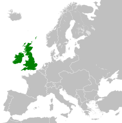 Ison-Britannian ja Irlannin yhdistynyt kuningaskunta vuonna 1914