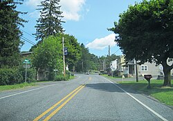 Newtown along US 209