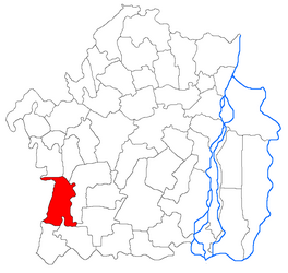 Location in Brăila County