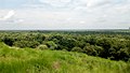 Vue de la nature depuis le haut du mont Tobé