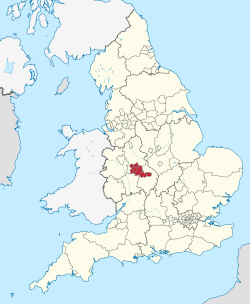 West Midlands (contea) - Localizzazione