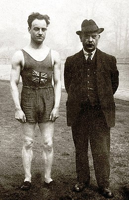 Willie Applegarth and Sam Mussabini 1912.jpg