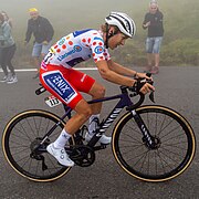 Yara Kastelijn perdra le maillot à pois à l'issue de l'étape.