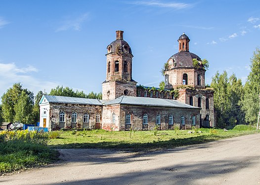 364. Спасская церковь в селе Иж, Пижанский район Автор — Ele-chudinovsk