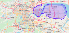 錢塘新區位於杭州市東部，是杭州市「東整」戰略的重要組成部分。