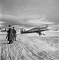 Hawker Hurricane Mk.IIB 134. perutě RAF na sovětském letišti poblíž Murmansku