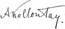 Aleksandra Kollontajs namnteckning