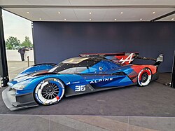 Alpine A424 beim 24-Stunden-Rennen von Le Mans 2023