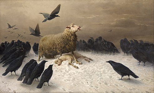 Anguish, by August Friedrich Schenck