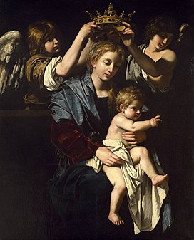 Virgin and Child with Angels (ca. 1620), oil on canvas ( 61 × 49 in), Museum of Fine Arts, Houston