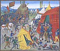 Charles de Blois Chattilon, viene fatto prigioniero al termine della battaglia di Roche Derrien nel 1347