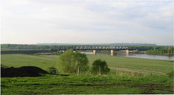 Az Ufa-folyó az azonos nevű város mellett