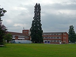 Broadwater School pictured from the west, in May 2008