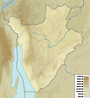 Location map Burundi در بوروندی واقع شده