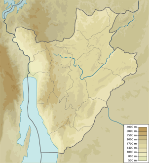 Bujumbura na karće Burundi