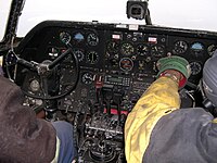 Cockpit fan C-46 boppe noard-Manitoba, om 2006