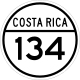 National Secondary Route 134 shield}}