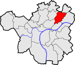 Location of Boninne in Namur