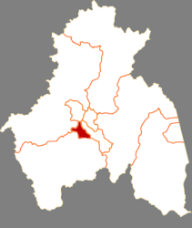 Distretto di Xi'an – Mappa