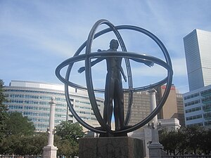 English: Christopher Columbus monument, Denver...