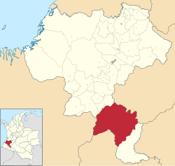 Location of San Juan de Villalobos