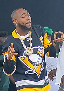 Davido performing at the 2020 Lagos City Marathon gala