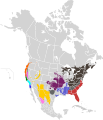 Diadophis punctatus map