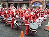 Drummers at the Liverpool Santa Dash 2009