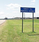 Emmett Till Memorial Highway, US 49E, Tutwiler, Mississippi, 2019