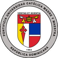 The seal of La Pontificia Universidad Católica Madre y Maestra