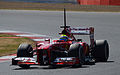 Felipe Massa silverstone-i teszten.