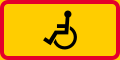 Vehicle for handicapped (formerly used )