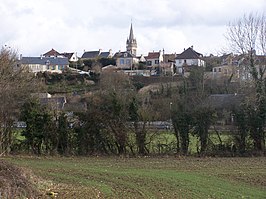 Gezicht op Fleury-sur-Orne