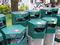 Recyklovací nádoby na odpadky