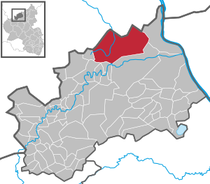 Li position de Grafschaft in Rheinland-Palatinia