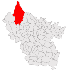 Location in Buzău County