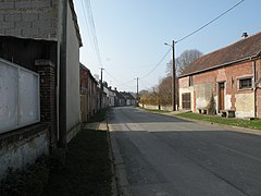 Une rue du village.