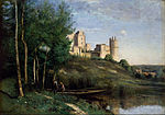 ジャン＝バティスト・カミーユ・コロー Ruins of the Château de Pierrefonds (1825-1872)