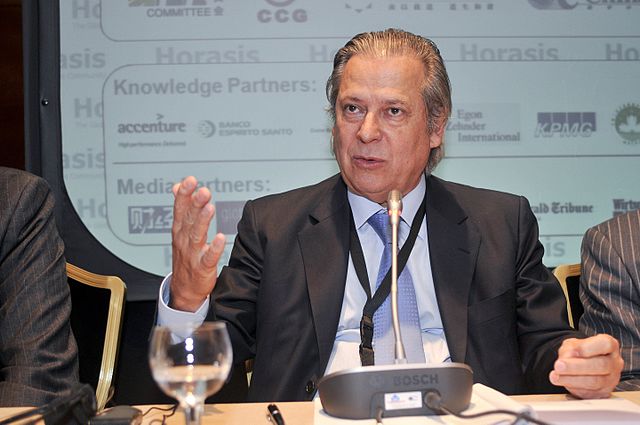 Jose Dirceu, former minister for trade By Richter Frank-Jurgen [CC-BY-2.0 (http://creativecommons.org/licenses/by/2.0)], via Wikimedia Commons