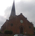 Die Kirche von Erondegem, Vorderansicht