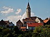 Kirchberg, Altstadtimpression beim Stadtturm (2015)