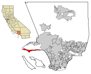 Poziția localității Malibu, California